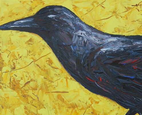 A Dhanwar and a Crow (Madhya Pradesh)