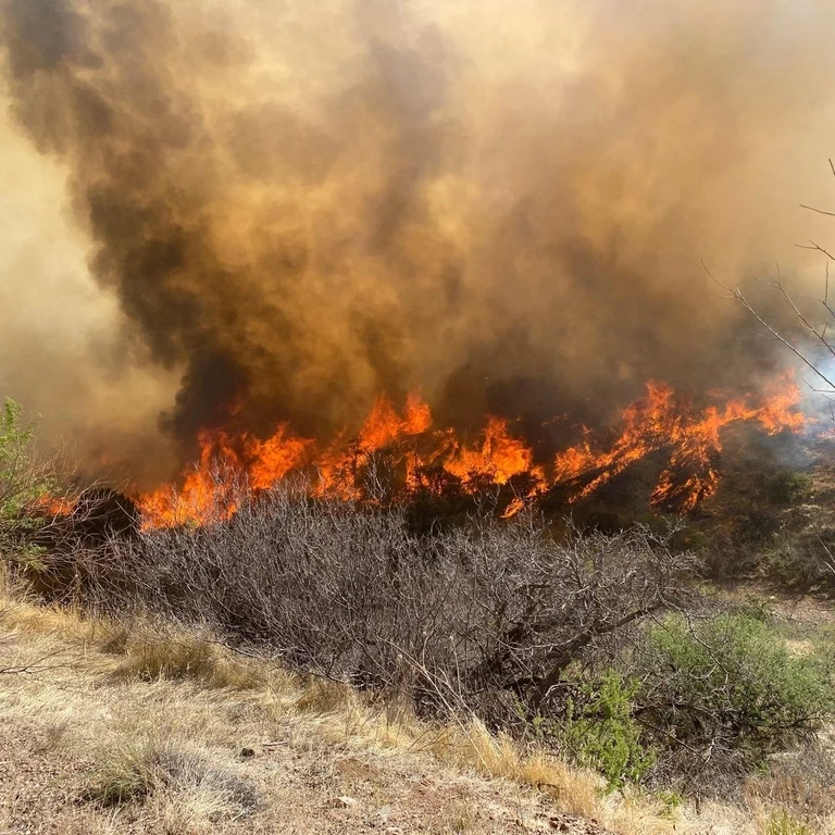 Copper Canyon Fire burned actively