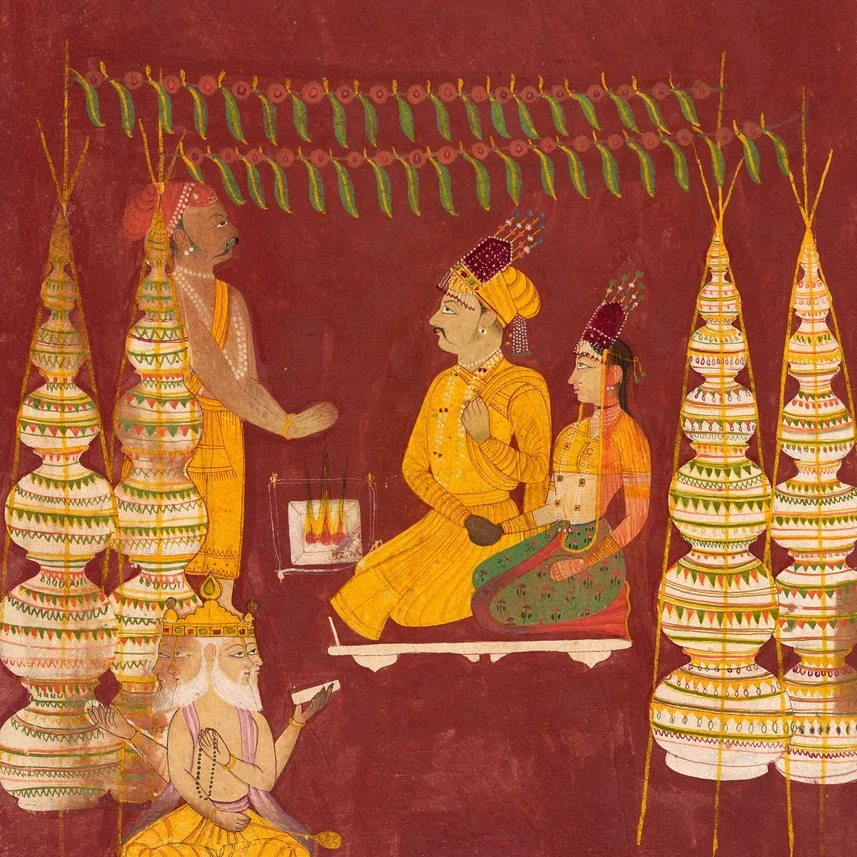 Wedding Ceremony Brahma Attendance